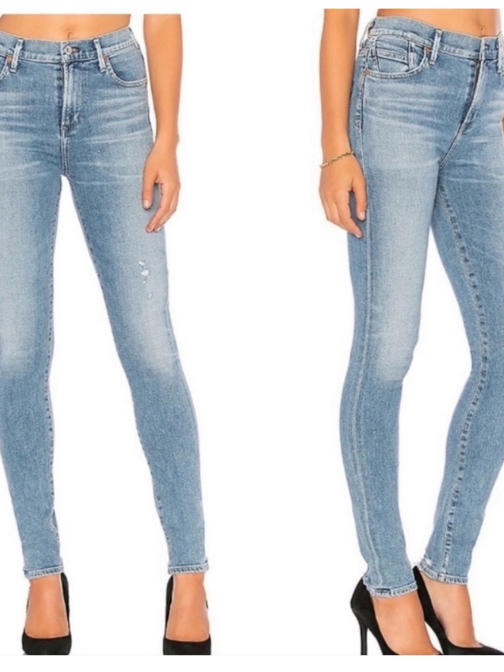 Light Wash Skinny Women’s Jeans - Classic High Rise